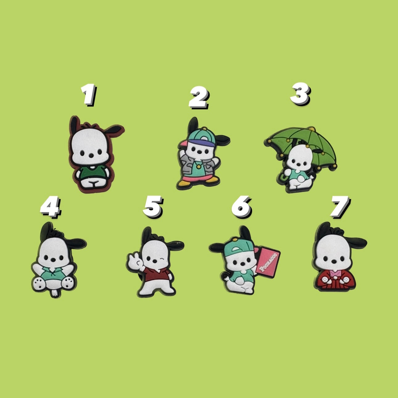 Pocha Dog Shoe Charms