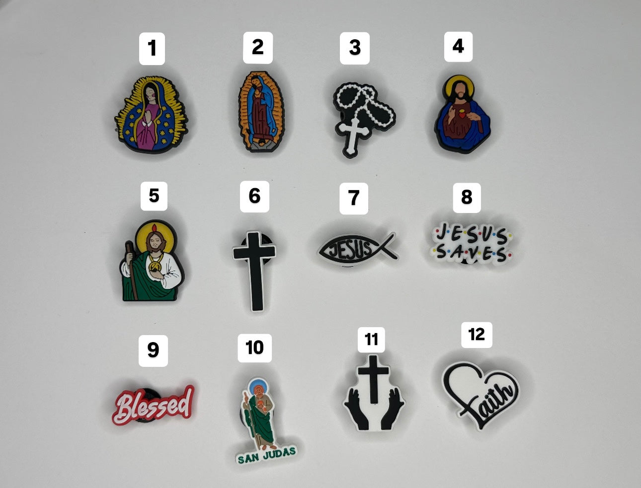 Religious Shoe Charms