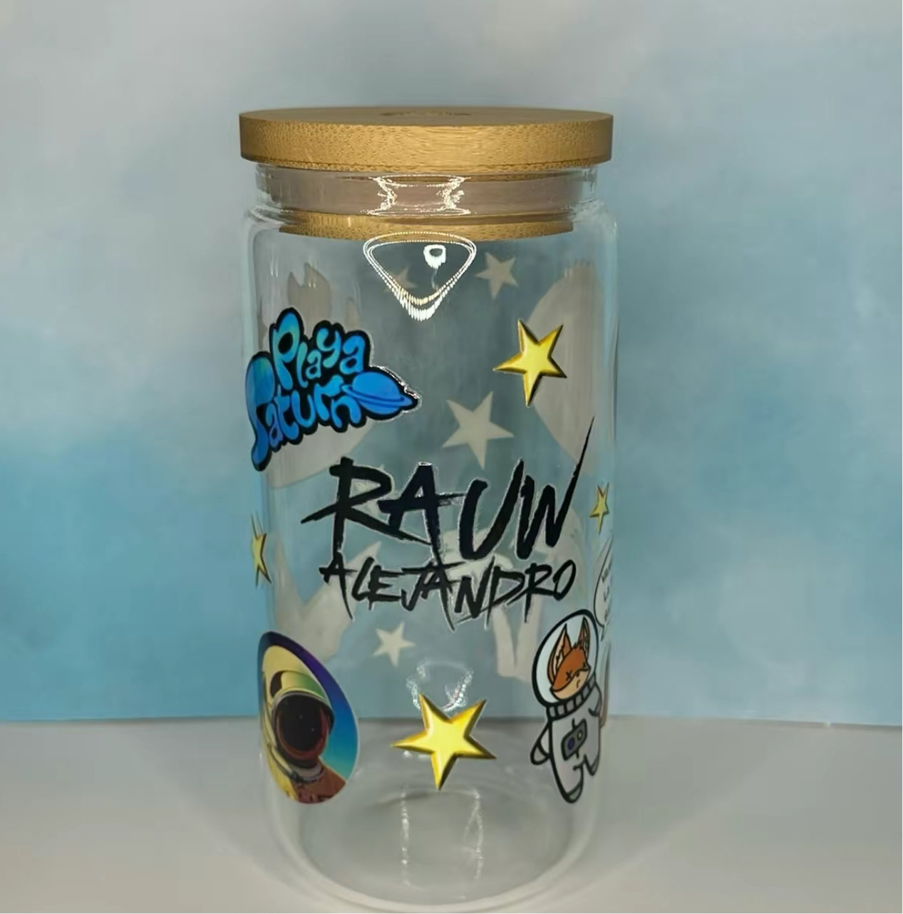 Rauw Alejandro 16oz Glass Cup